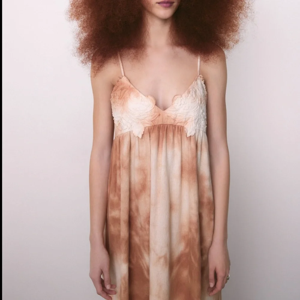 Zara Tie Dye MIDI/ Maxi Dress - Picture 5 of 12